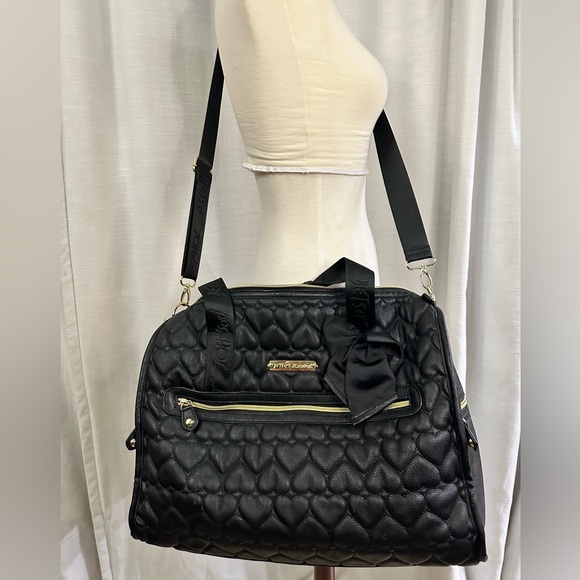 Betsey Johnson Bags Betsey Johnson Black Weekender Bag Poshmark